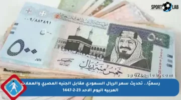 رسميًا.. تحديث سعر الريال السعودي مقابل الجنيه المصري والعملات العربية اليوم الأحد 23-2-1447